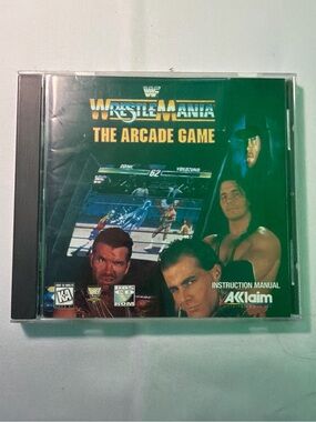 WWF WrestleMania: The Arcade Game (PC, 1995) AKKLAIM CD ROM  video game Like New